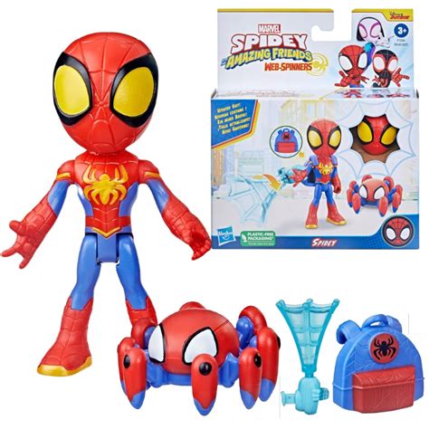 SPIDEY I SUPER KUMPLE FIGURKA SPIDEY WEB SPINNERS ATAK SIECIĄ PLECAK