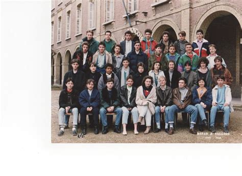 Photo De Classe Seconde 1987 1988 De 1987 Lycée François 1er