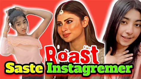 Saste Instagramer Roast Instagram Reel Roast New Roast Video