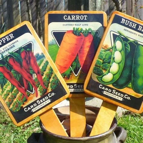 Metal Garden Markers Vegetable Garden Markers Fruit Tree - Etsy