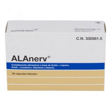 Comprar Alanerv C Psulas Blandas Mejor Precio Farmacia Gt