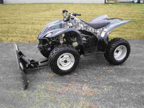 4000 2007 Yamaha Wolverine 450 4x4 Snow Plow And Winch Clean Low