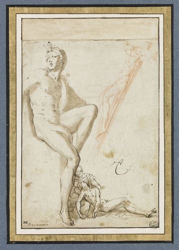 Spencer Alley Study Drawings At The Louvre By Parmigianino