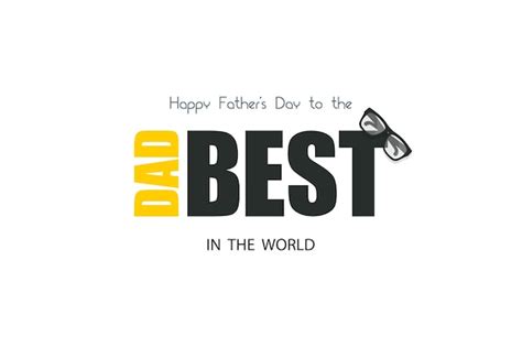 Premium Vector Father S Day Dad Happy Fathers Day Banner Or Greeting