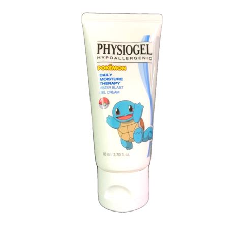 PHYSIOGEL DMT Water Blast Gel Cream 80ml Pokemon Squirtle Edition