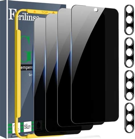 Amazon Ferilinso 4 Pack Privacy Screen Protector For Samsung