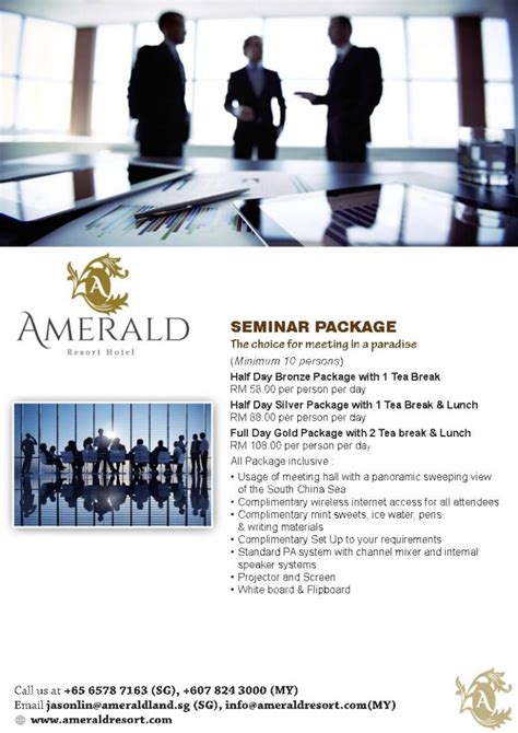 Meeting And Event Amerald Resort Hotel Desaru