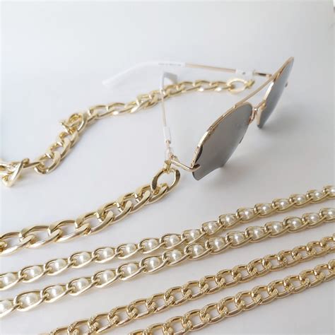 Chunky Gold Sunglasses Chain Informacionpublicasvetgobgt