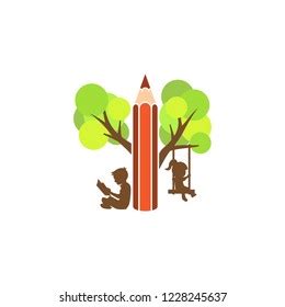 Creative Education Logo Design Stock Vector (Royalty Free) 1228245670