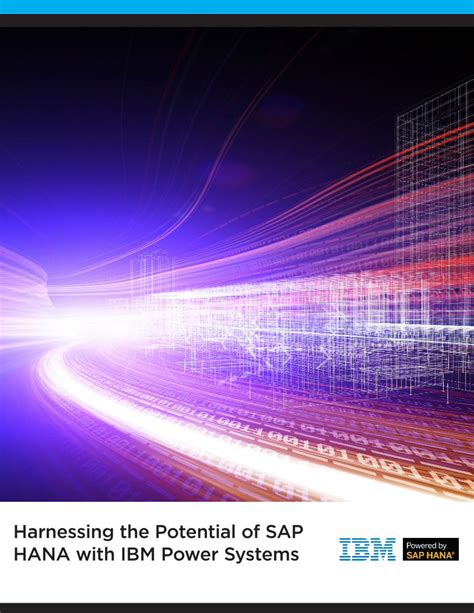 Pdf Harnessing The Potential Of Sap Hana With Ibm Power Systems