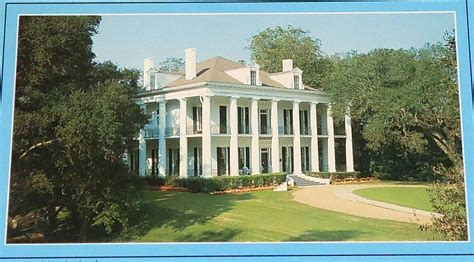 Beautiful Dunleith Plantation Postcard Natchez Mississippi Greek