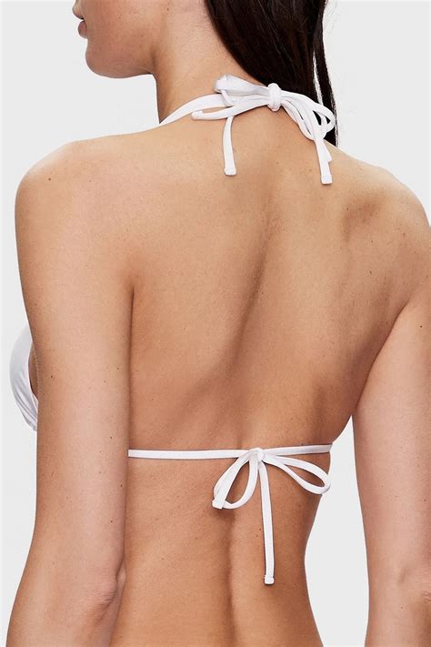 Guess Ba Lama Detayl Jevel Triangle Gen Bayan Bikini St E Gj Mc Q G Beyaz Exxeselection