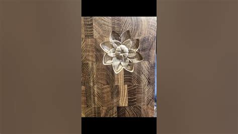 Разделочная доска с фрезеровкой на Чпу - YouTube