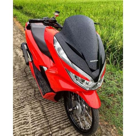 Jual WINDSHIELD PCX150 LOKAL TIPE STANDAR VISOR PCX150 STANDAR TANPA