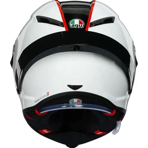 Casco Integrale AGV PISTA GP RR MPLK MULTI SCUDERIA CARBON Bianco Rosso