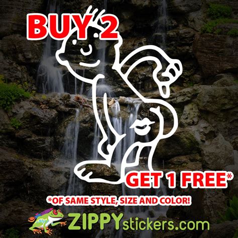 Kiss My Ass Man Vinyl Decal Sticker Kiss My Butt Sticker Lips On Butt Pointing To Ass Car