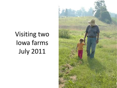 Visiting two iowa farms | PPTX