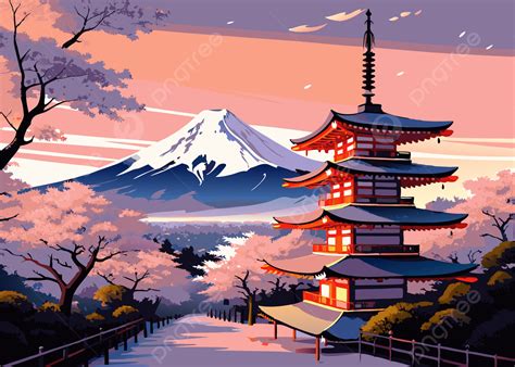 japan landscape temple mountain japanese  temple