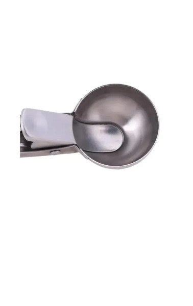 Colher Pegador Concha De Sorvete Inox Bola Profissional Madeiramadeira