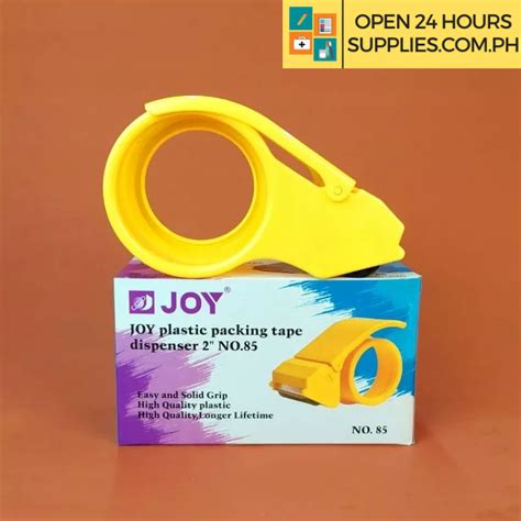 Tape Dispenser Joy Plastic Packing Tape 2 Inches No 85 Supplies 24