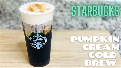 Starbucks Pumpkin Cream Cold Brew Starbucks At Home Cold Brew