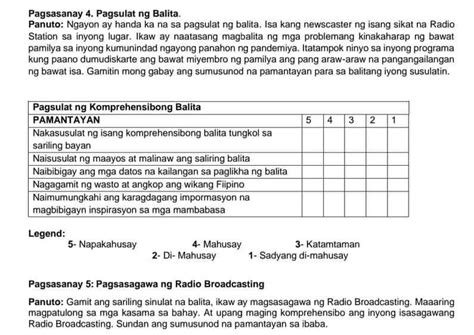 Rubrik Sa Pagsulat Ng Balita Ideas In Hot Sex Picture