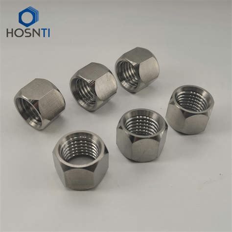 Customized Hex Titanium Nuts With M X Mm Thread Size Baoji Hosn