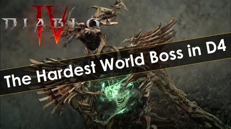 The Most Powerful World Boss In Diablo 4 YouTube