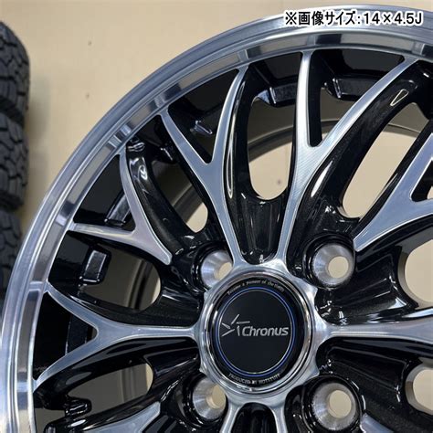HOT STUFF 本セット インチ 軽自動車 タント N BOX スペーシア J Chronus CH 新品 ホイールのみ タイヤショップ