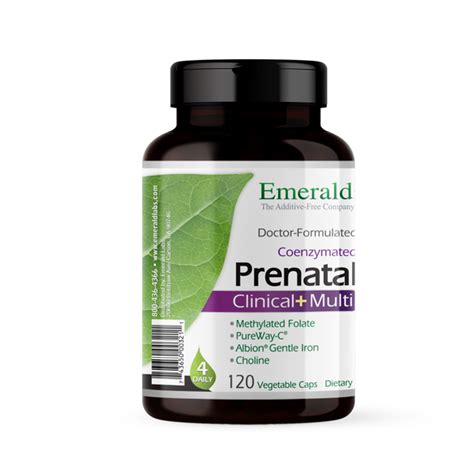 Prenatal Clinical Multi 120 Emerald Labs