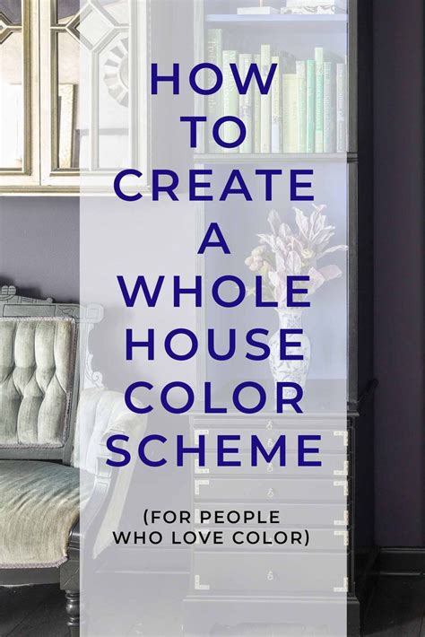 How To Create A Whole House Color Scheme Even If You Love Color Office Paint Colors Kitchen