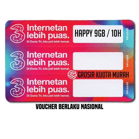 Jual Voucher Tri Happy Gb Hari Nasional Shopee Indonesia