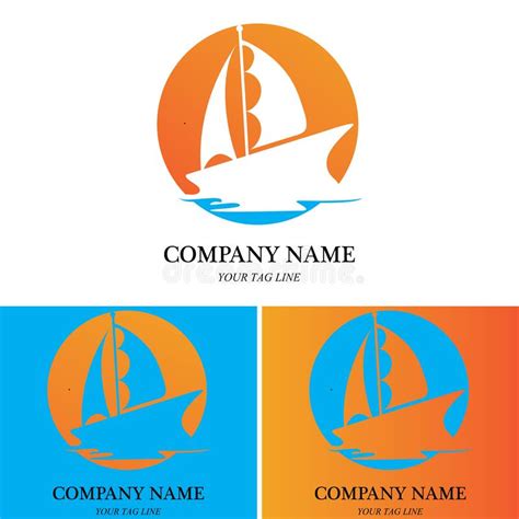 Sailing Boat Logo And Symbol Vector Stock Illustration Illustration