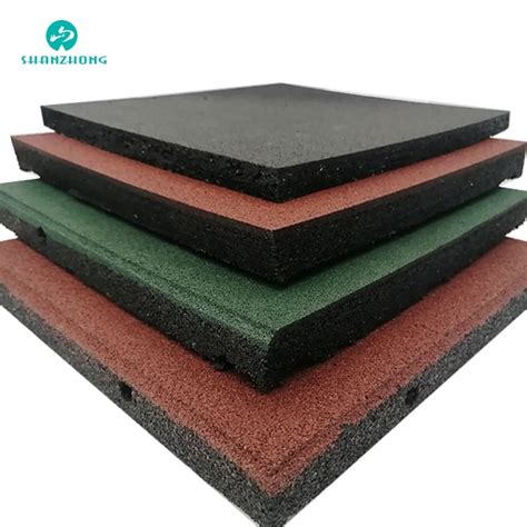 Anti Slip Epdm Gym Rubber Flooring Rolls Tiles Sports Equipments Rubber