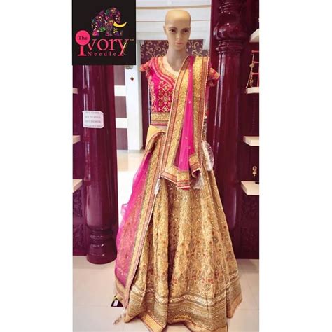 THEIVORYNEEDLE IN On Instagram Buy This Beautiful Golden Lengha With