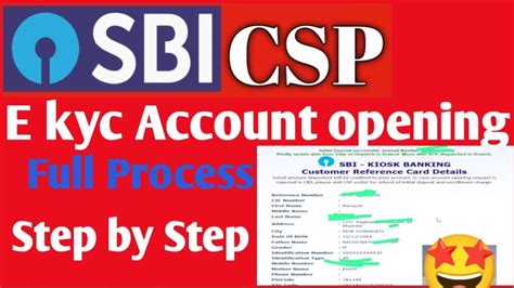 Sbi Csp How To Opening Sbi Account Sbi Csp Account Opening Csp Sbi Sbi