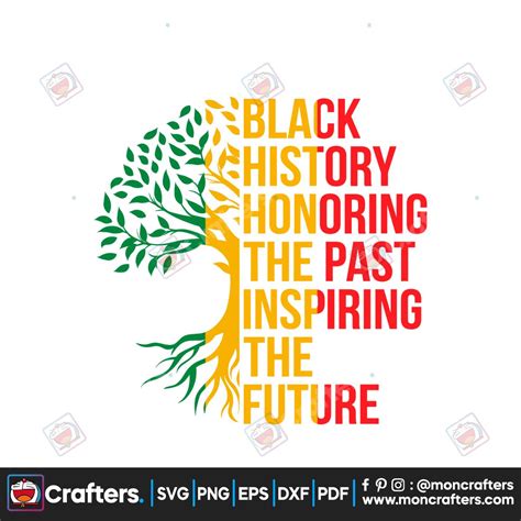 Black History Honoring The Past Inspiring The Future Svg Instant