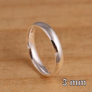 Solid 925 Sterling Silver Plain Wedding Band Ring Comfort Fit D Shaped