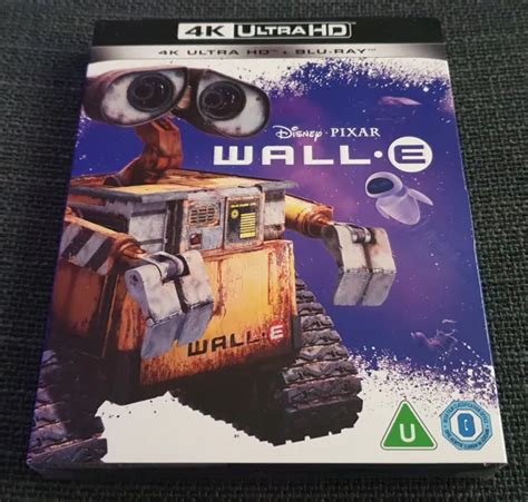 WALL E SLIPCOVER 4K UHD Blu Ray New Sealed UK Ultra HD Disney