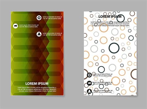 Abstract Brochure Compositions In Business Style Vector Eps Ai Uidownload