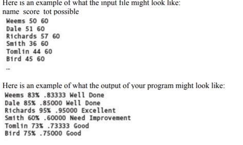 Solved Write A C Program That Reads Data From An Input