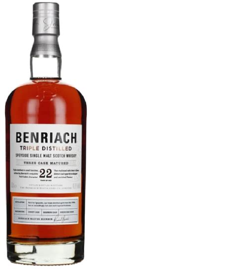 Angebot Benriach 22 Jahre Triple Distilled DrankDozijn