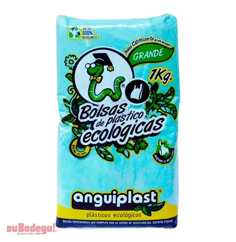 Bolsa de Camiseta Anguiplast Grande 1 kg suBodega alcanza para más