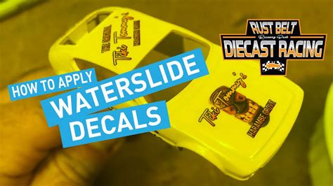 How To Apply Waterslide Decals Youtube