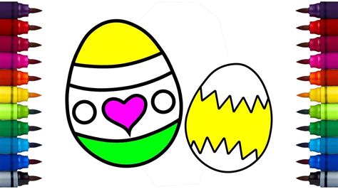 Easter Egg Drawing For Kids | Free download on ClipArtMag