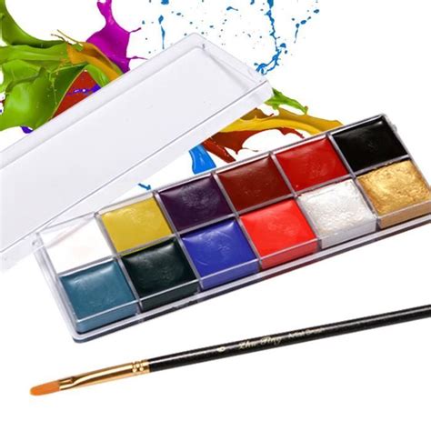 Mxzzand Palette De Peinture De Visage Palette De Peinture Corporelle