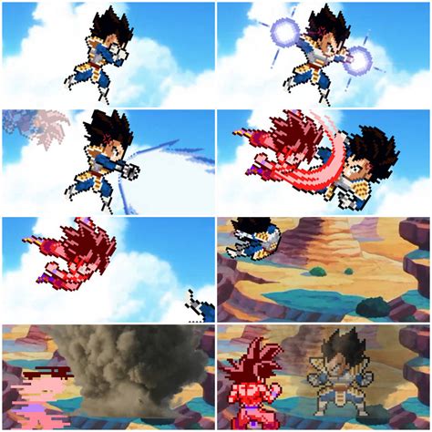 Goku kaioken vs Vegeta part 4 by AndresAnimaciones16 on DeviantArt