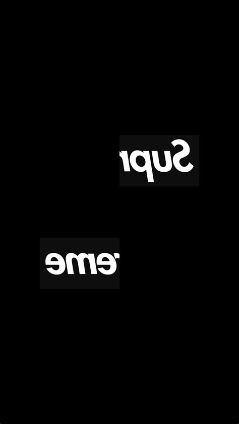 Supreme X Split Box Black Dark Hype Hypebeast Logo Love Splitbox