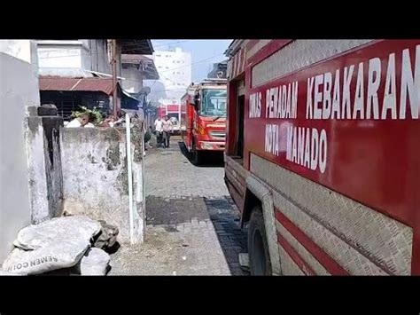 Live Report Asrama Polisi Di Sario Manado Terbakar Youtube