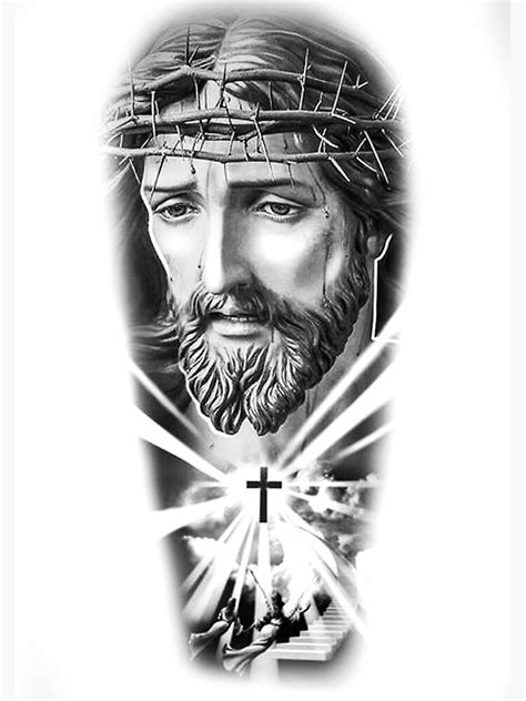 "JESUS TATTOO" Poster for Sale by infinittattoo | Redbubble